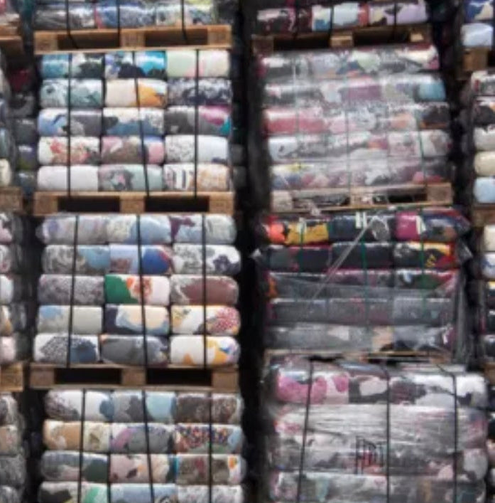 600kg Putzlappen Frottee bunt - 60 x Pressballe à 10kg auf Palette