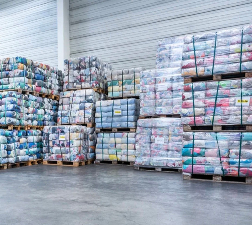 250 kg Putzlappen aus Baumwolle - 50 x 5kg Beutel auf Palette - Gratis Lieferung - Ab Lager Schweiz!