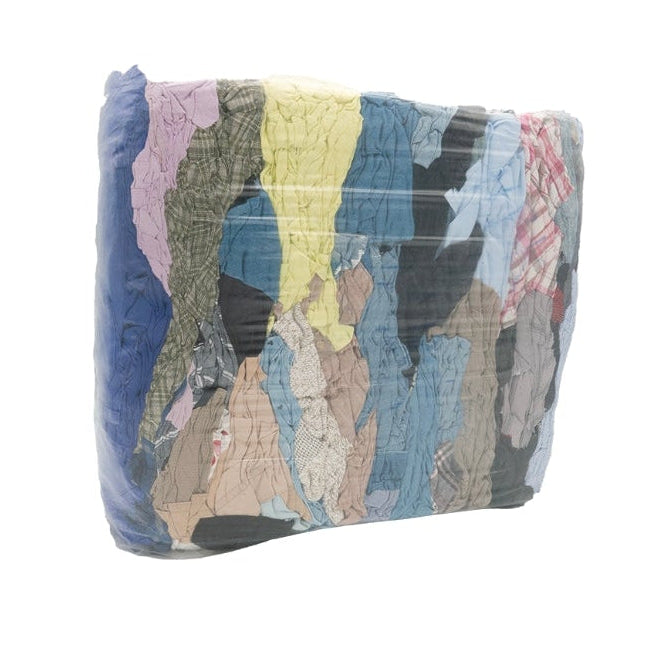 300 kg Putzlappen Kattun bunt - 30 x 10kg Beutel auf Palette