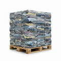 300 kg Putzlappen Kattun bunt - 30 x 10kg Beutel auf Palette