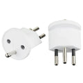 1000 x CE Eurostecker - Fixadapter - Farbe weiss / Fixadapter CH Typ12 / Schuko / Eurostecker - 3-polige Variante / 10 A / 250 VAC - CE