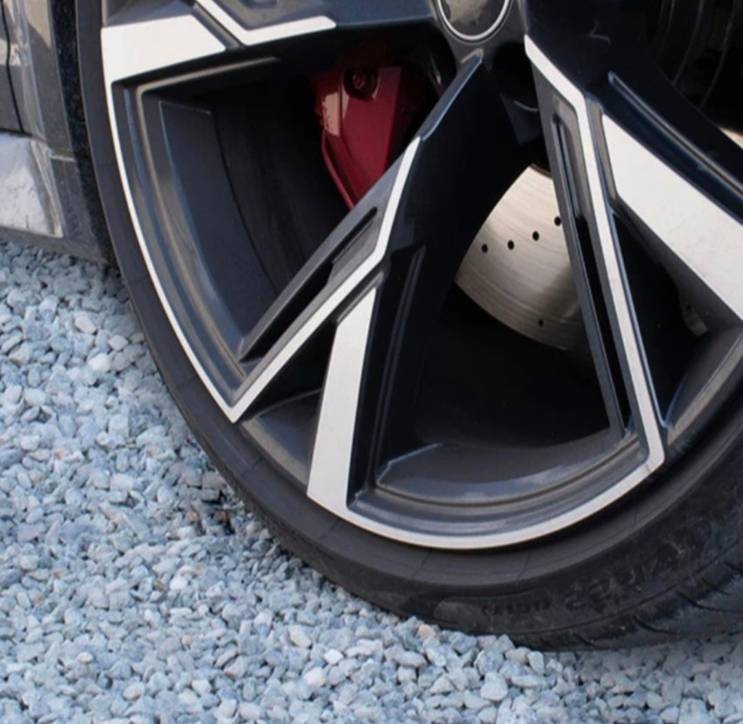 80 x Kiesgitter mit Geotextil / 80 x 120 cm x 3.9 cm - grau