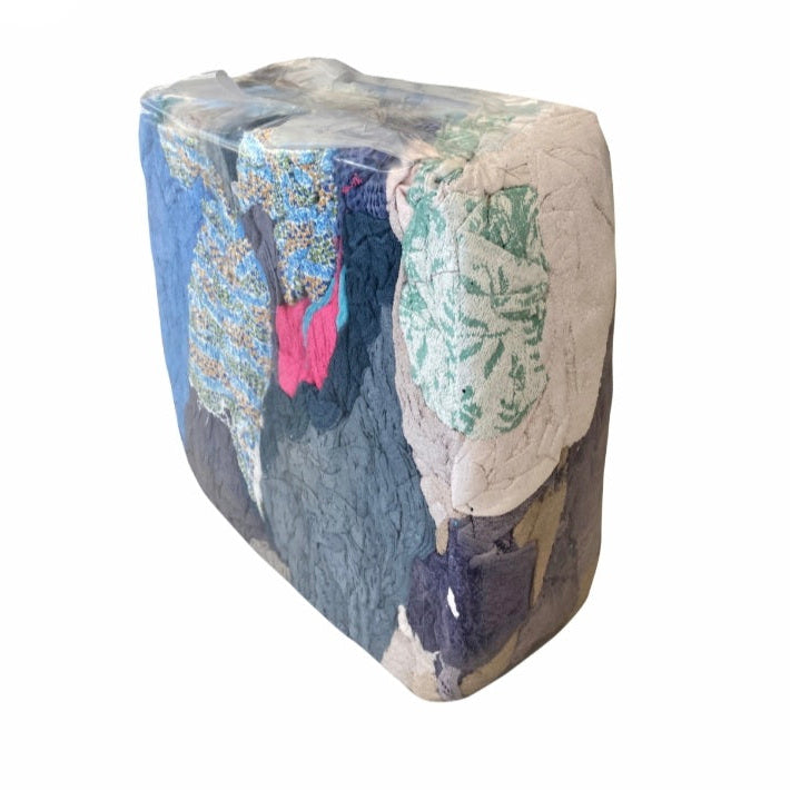 600kg Putzlappen Frottee bunt - 60 x Pressballe à 10kg auf Palette